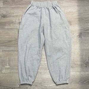 Chocolate Light Gray Kids Joggers